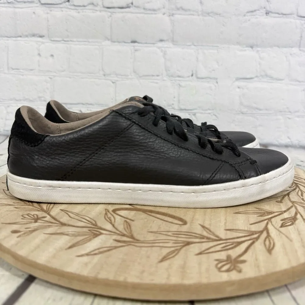 Cole Haan Margo Sneakers Women 7B Black Leather Lace Up Low Top Casual Shoes